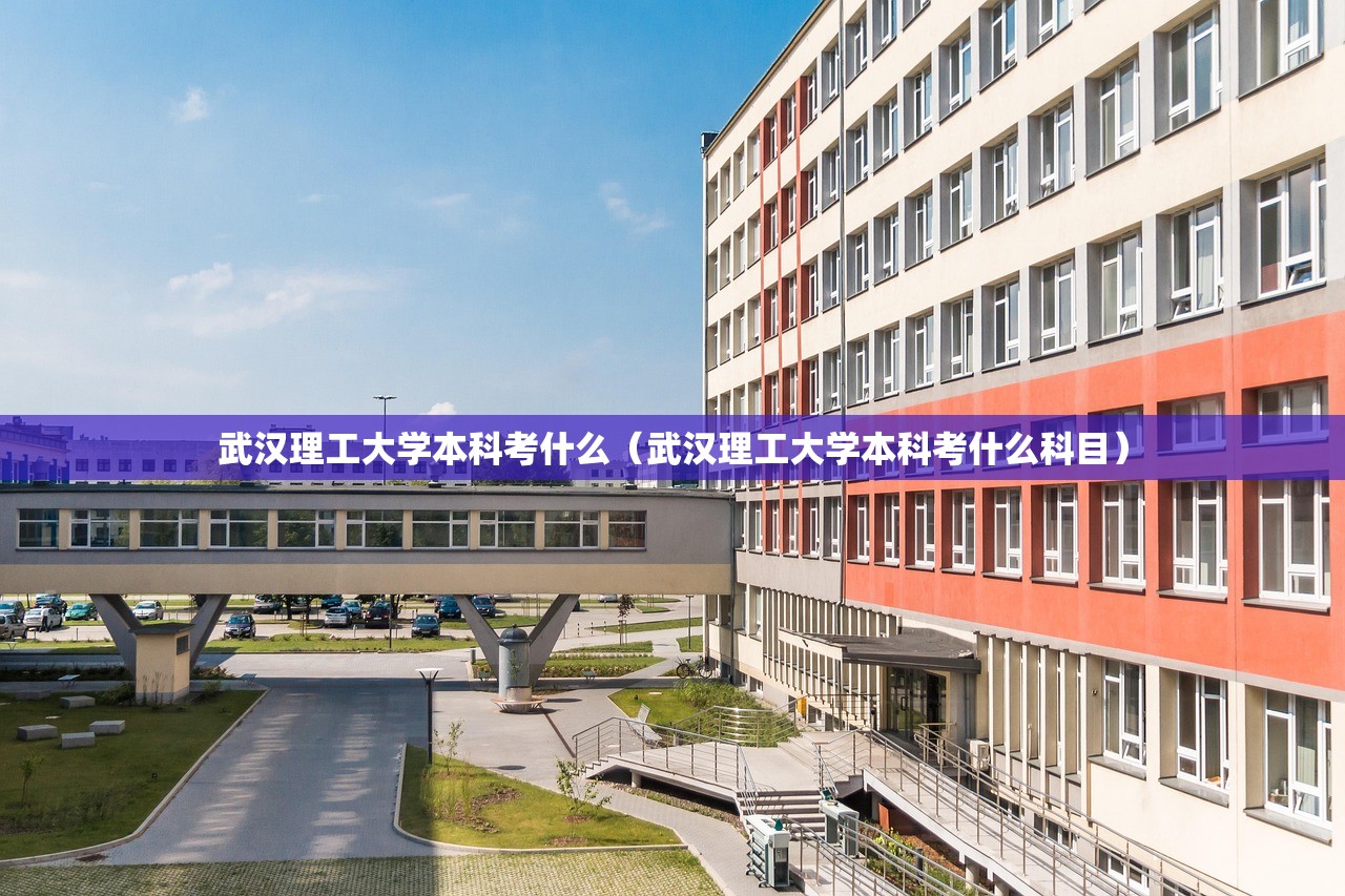 武汉理工大学本科考什么（武汉理工大学本科考什么科目）