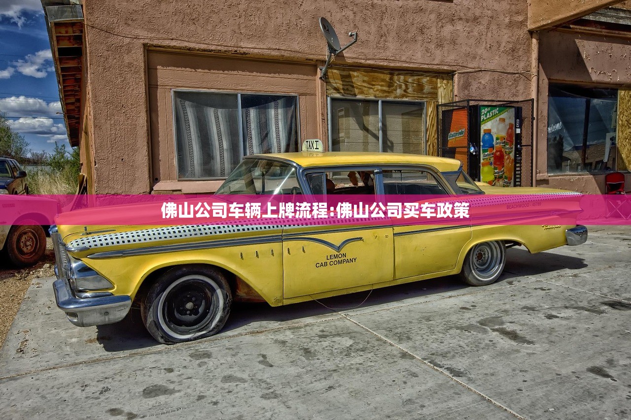 佛山公司车辆上牌流程:佛山公司买车政策