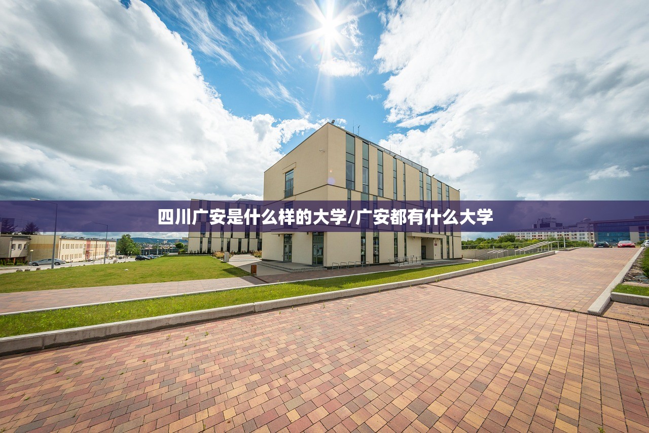 四川广安是什么样的大学/广安都有什么大学