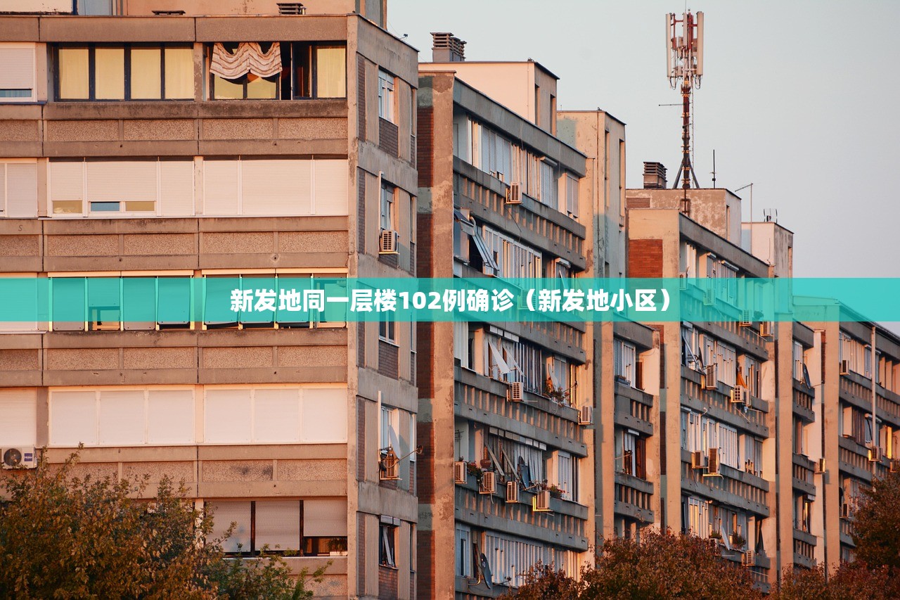 新发地同一层楼102例确诊（新发地小区）