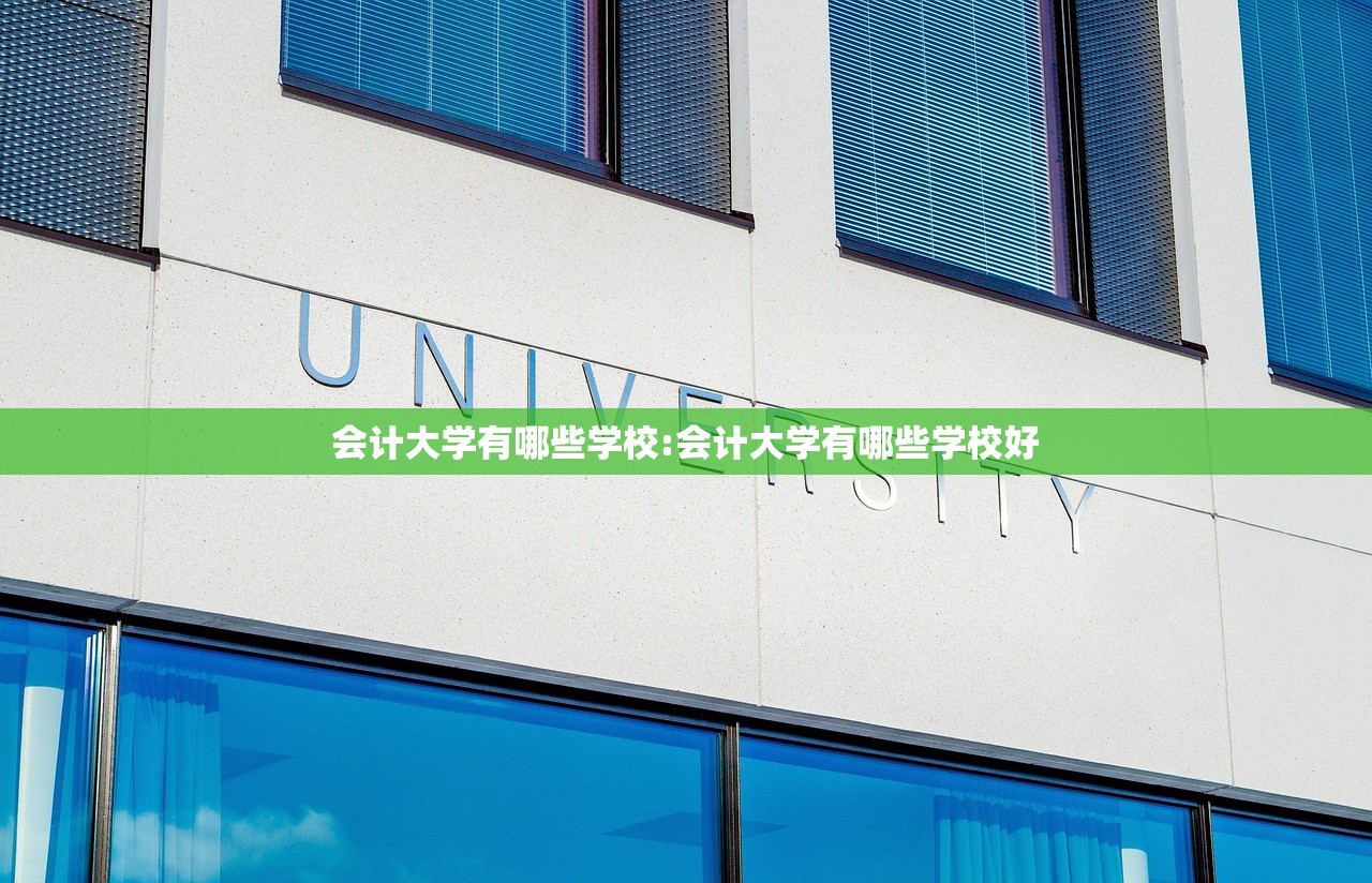会计大学有哪些学校:会计大学有哪些学校好