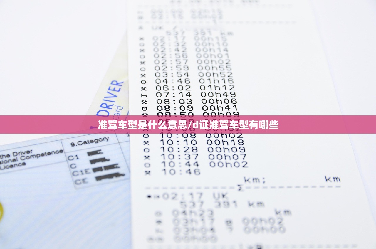 准驾车型是什么意思/d证准驾车型有哪些