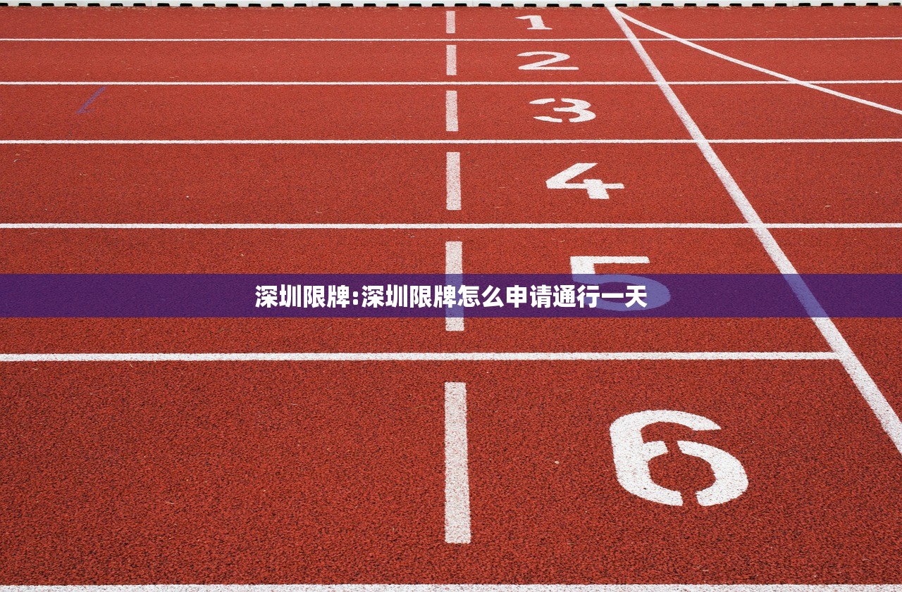 深圳限牌:深圳限牌怎么申请通行一天