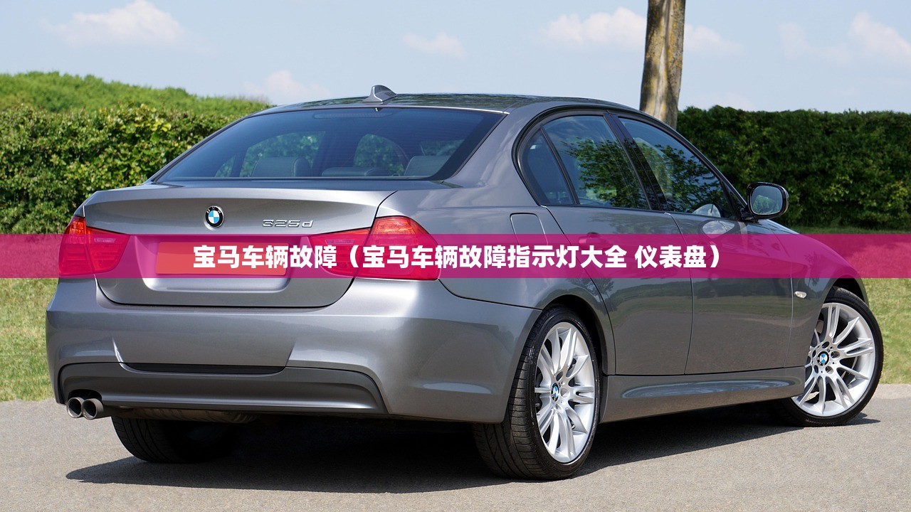 宝马车辆故障（宝马车辆故障指示灯大全 仪表盘）