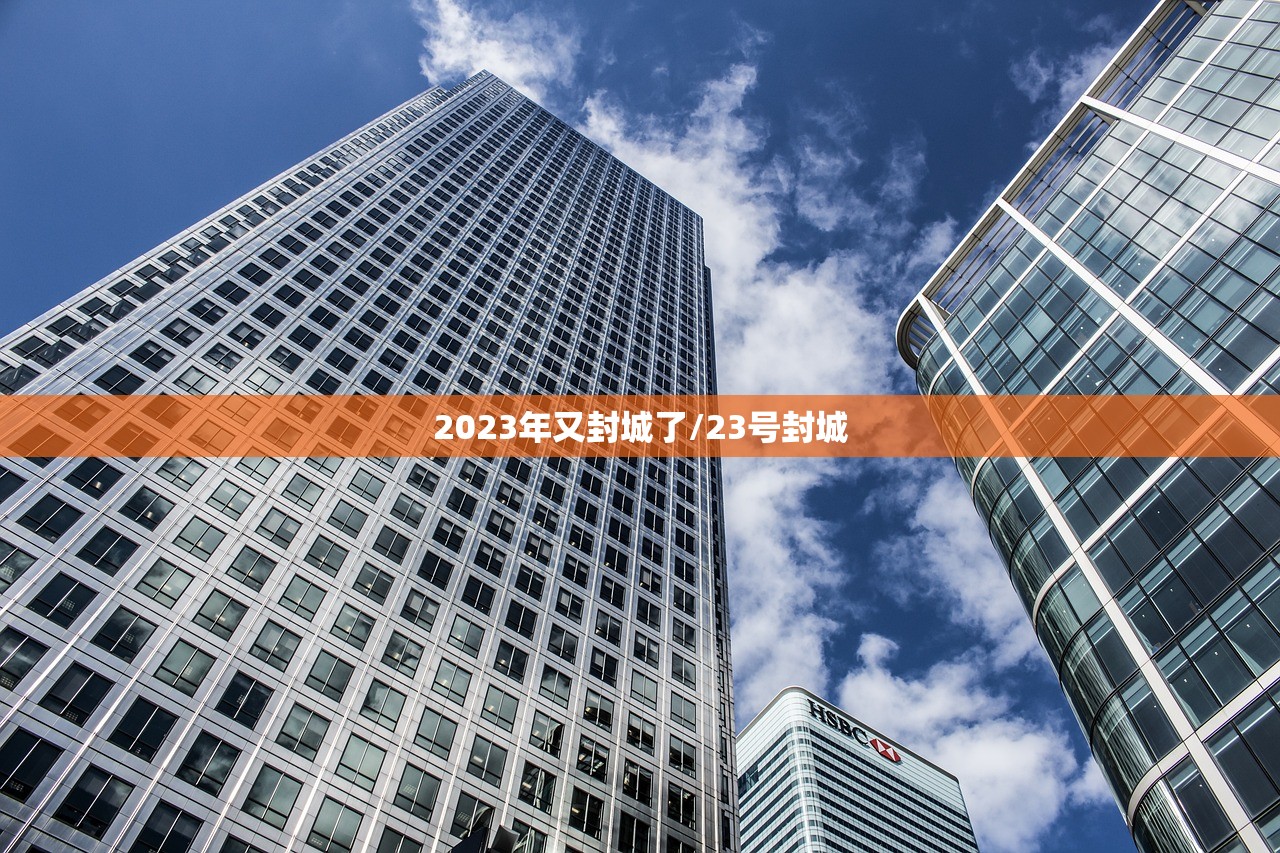 2023年又封城了/23号封城 2023年又封城了/23号封城