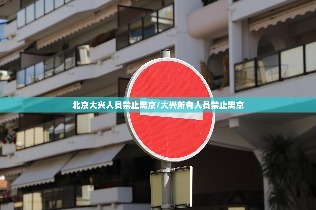北京大兴人员禁止离京/大兴所有人员禁止离京