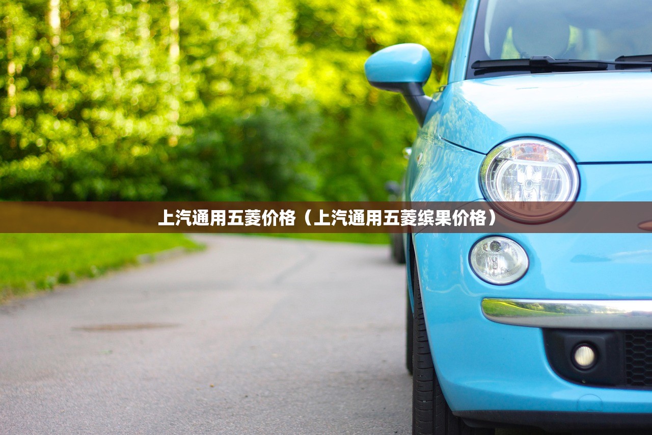 上汽通用五菱价格（上汽通用五菱缤果价格）