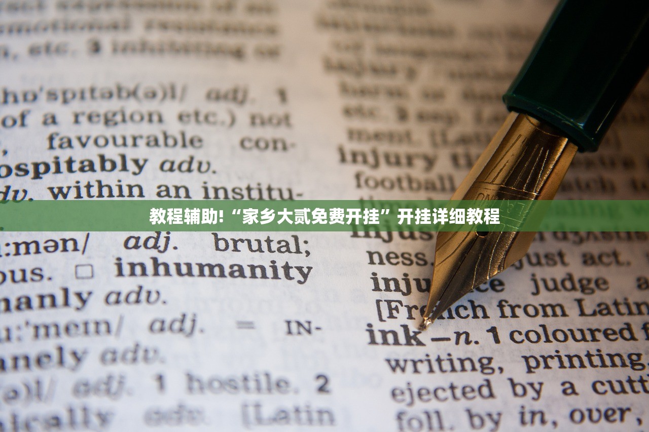 教程辅助!“家乡大贰免费开挂”开挂详细教程