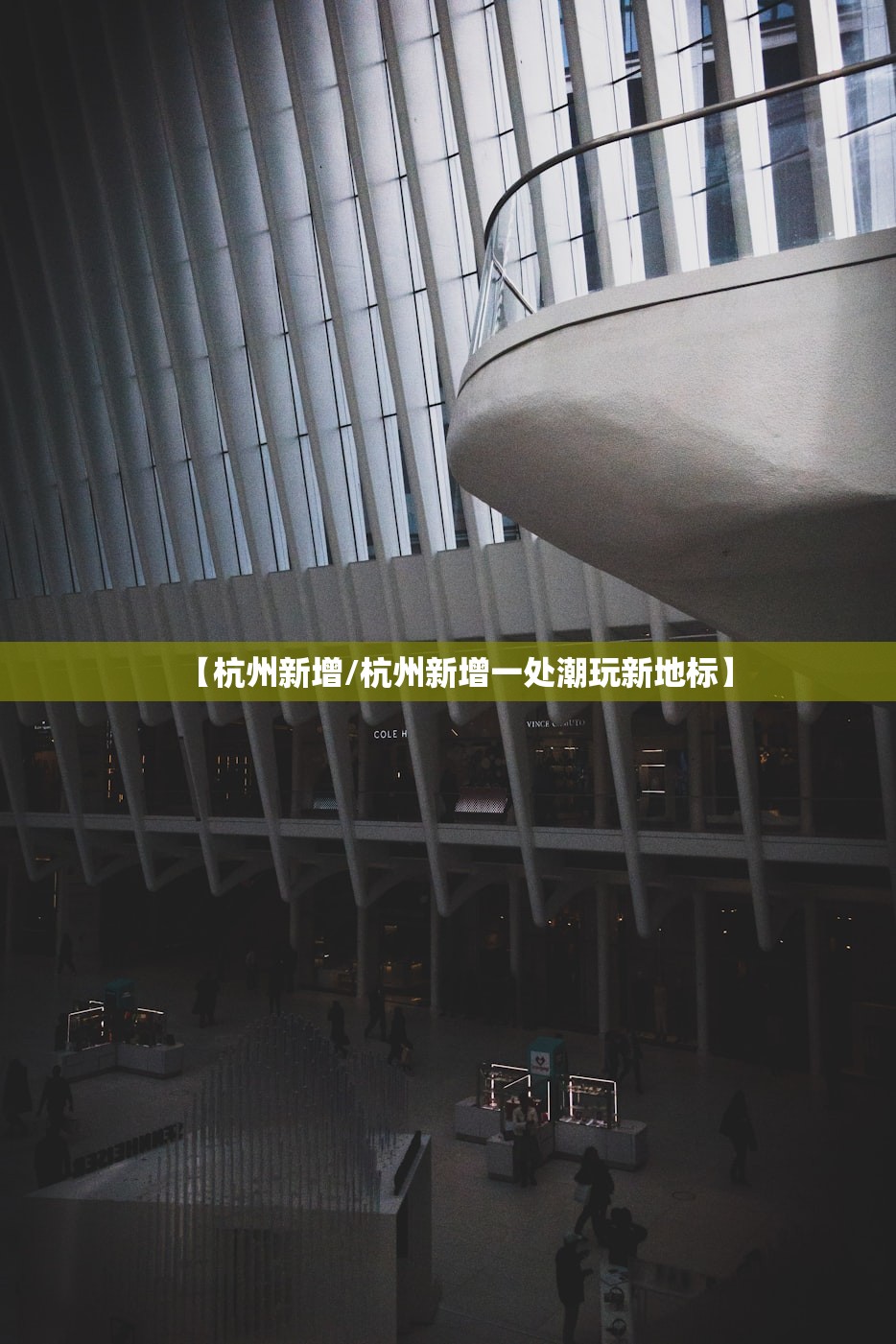 【杭州新增/杭州新增一处潮玩新地标】 【杭州新增/杭州新增一处潮玩新地标】