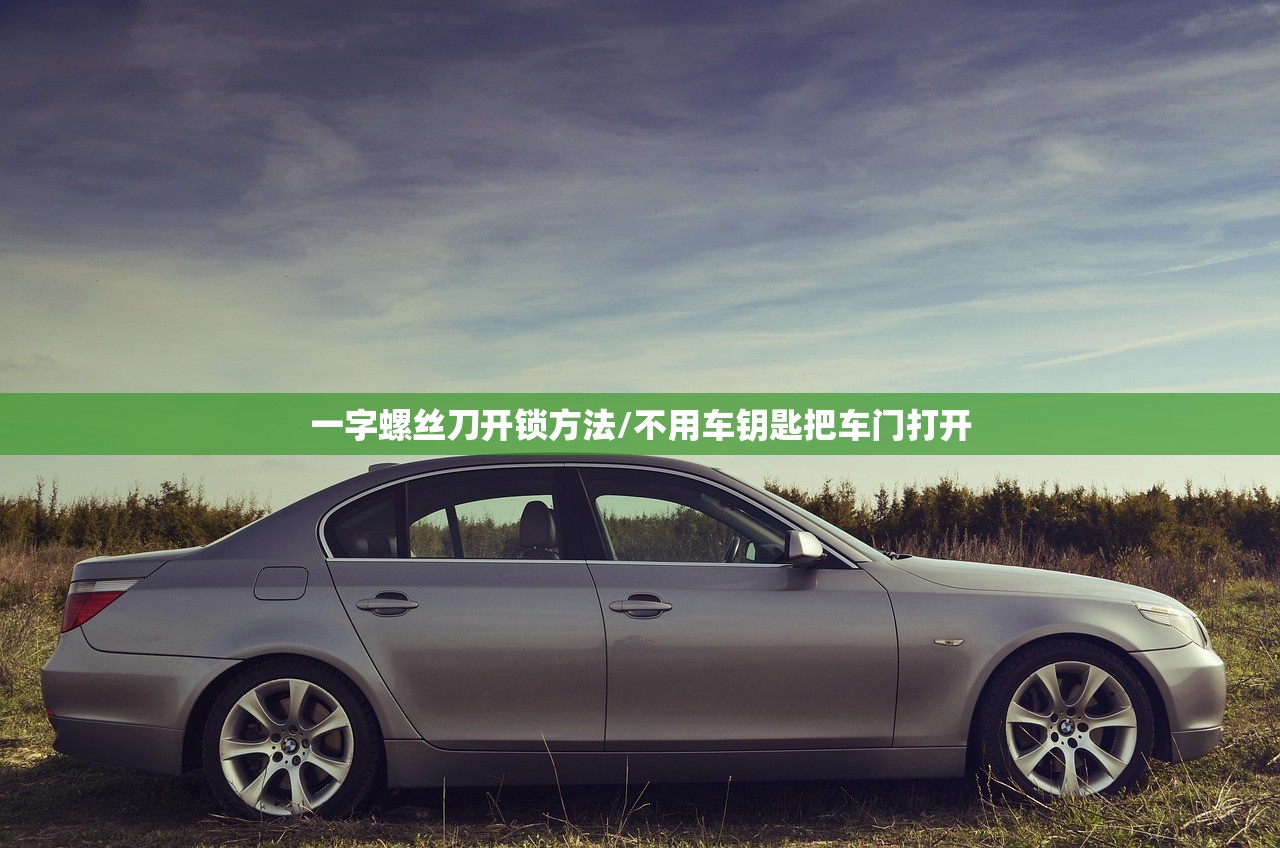 一字螺丝刀开锁方法/不用车钥匙把车门打开