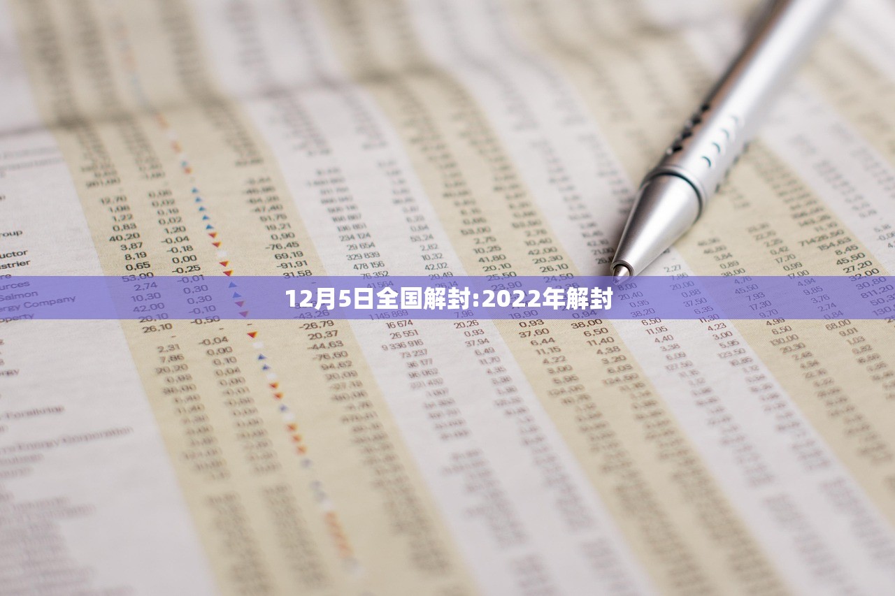 12月5日全国解封:2022年解封
